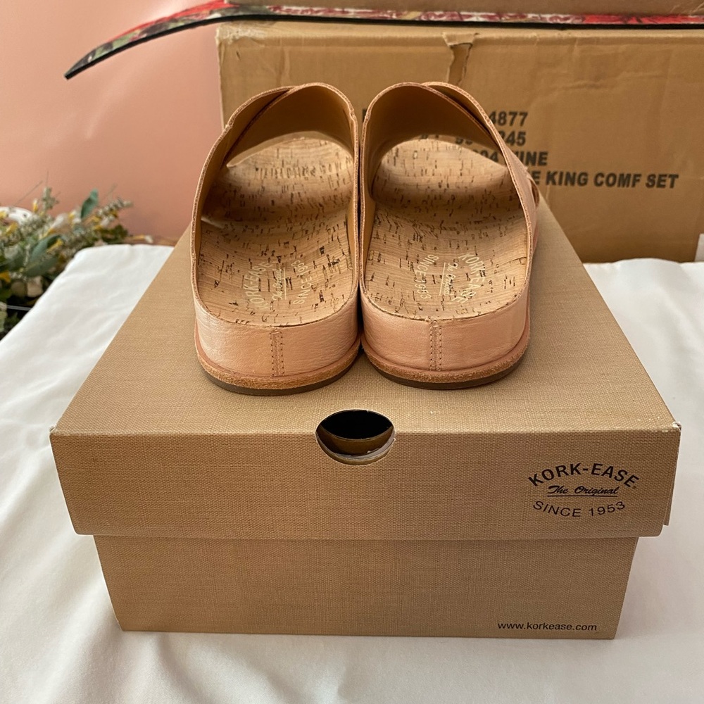 Kork-Ease Blush Leather Mules - Picture 5 of 7